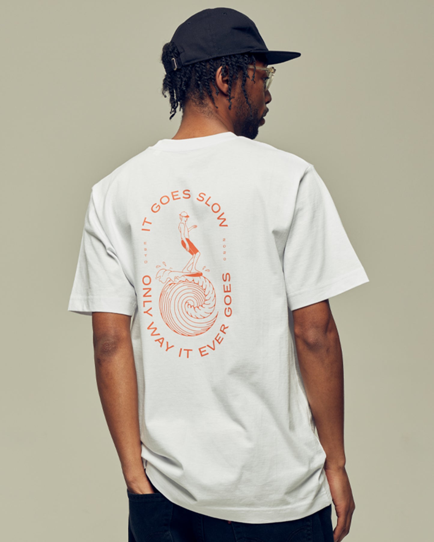 IT GOES SLOW oversized organic cotton unisex t-shirt